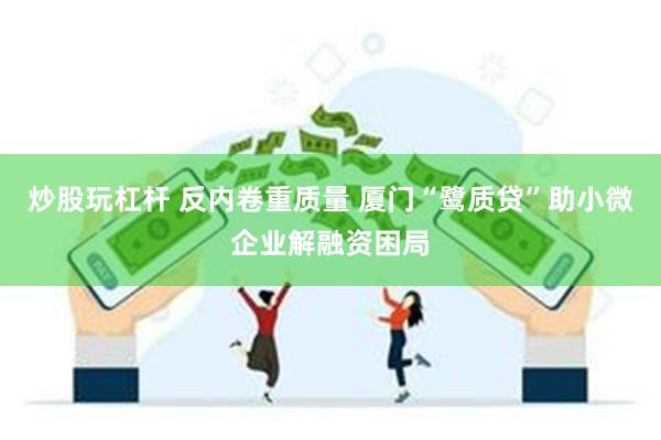 炒股玩杠杆 反内卷重质量 厦门“鹭质贷”助小微企业解融资困局